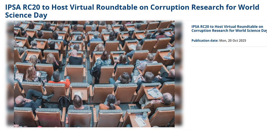 IPSA/RC20 Virtual Roundtable